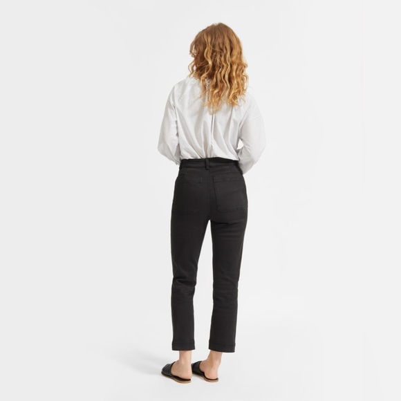 ✨Host Pick✨Everlane The Slim Leg Crop Pant in Washed Black - Picture 4 of 15